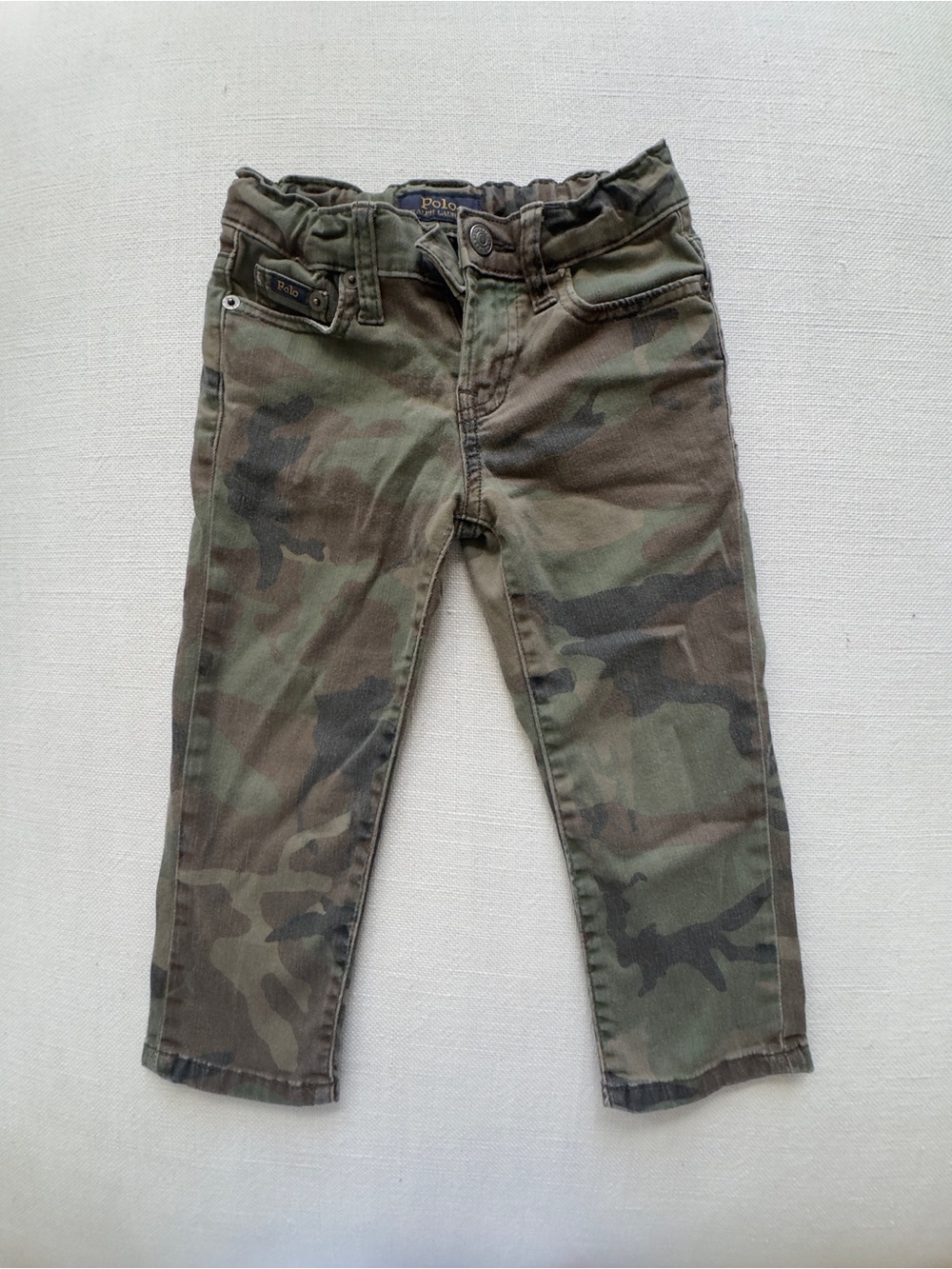 Polo by Ralph Lauren Boys Camo Jeans - Green/Tan